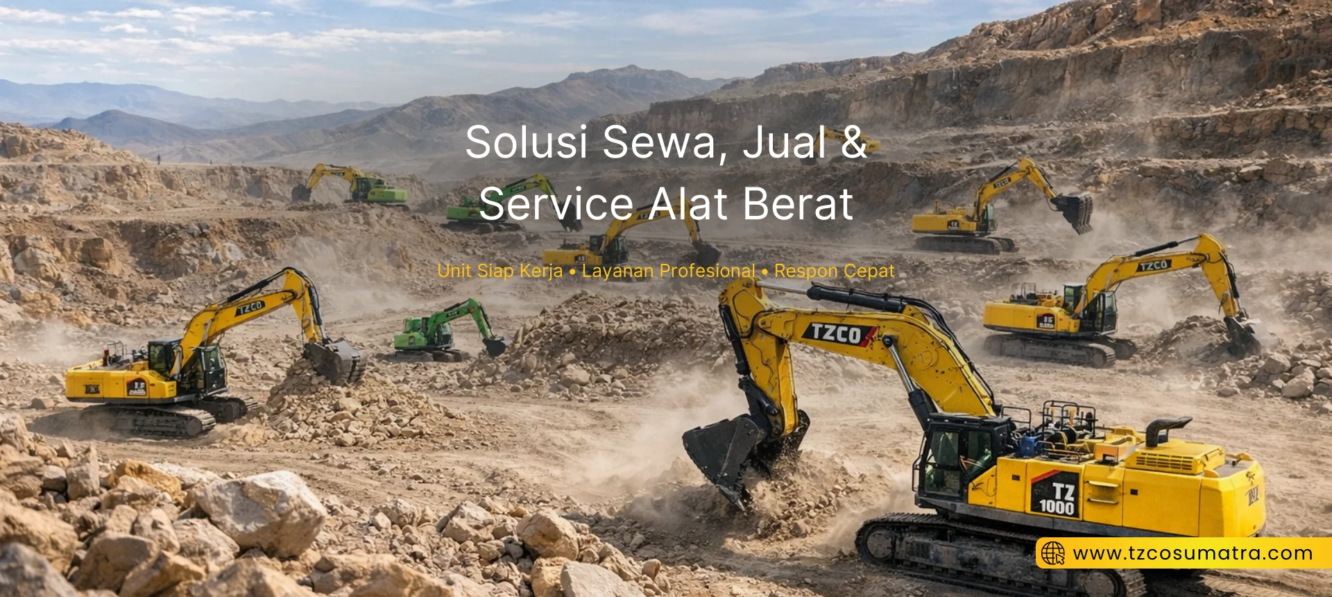 Alat Berat Palembang - tzco sumatra